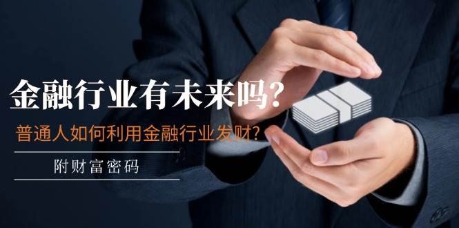 某付费文章：金融行业有未来吗？普通人如何利用金融行业发财?(附财富密码)-六道网创
