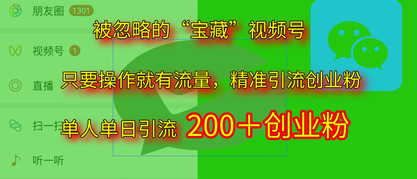2025.5月最新被忽略的“宝藏”视频号，精准日引流200+-六道网创