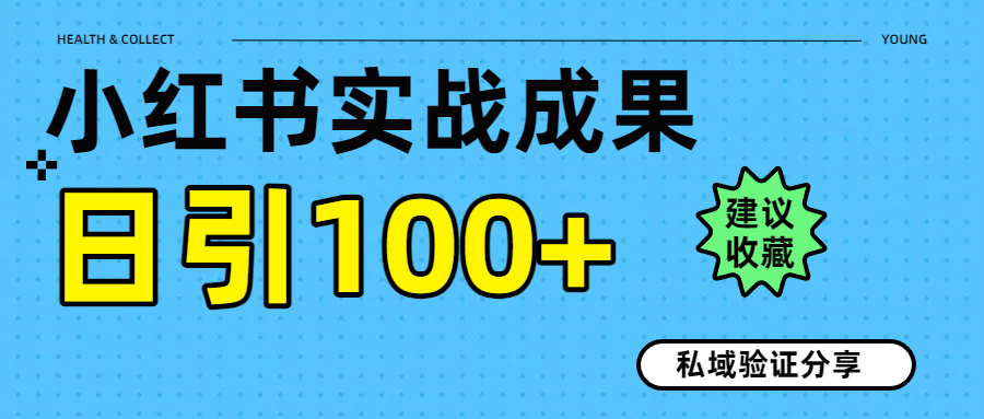 实战成果！小红书图文引流日引100+私域流量经验分享-六道网创